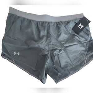 Under Armour Avys Women's Sport Athletic Shorts Loose Gray Size Large